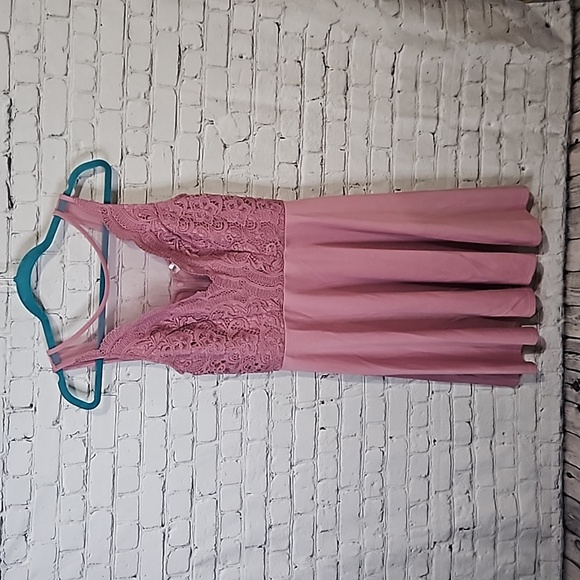 Grace Karin Dresses & Skirts - Grace + Karen mesh lace v neck dress